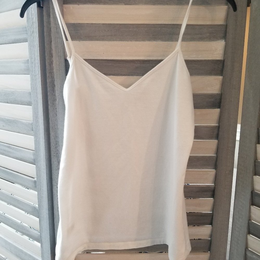 Ann Taylor Factory Cami White Small
